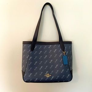 Blue Coach Tote